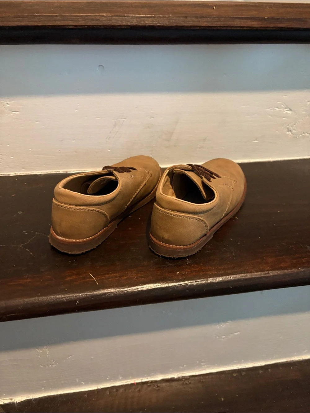 Classic Kids Dress Oxfords in Tan